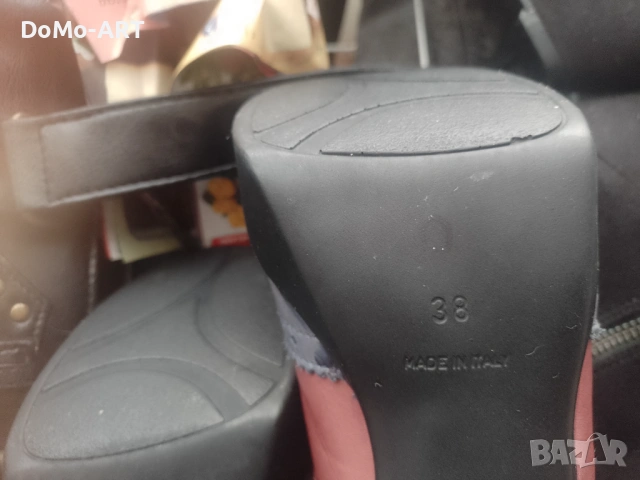 Италиански обувки Винтидж стил от естествена кожа., снимка 6 - Дамски обувки на ток - 53645401