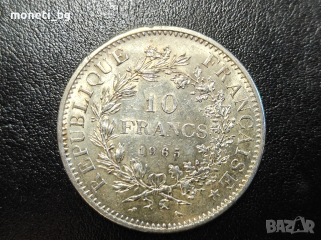 СРЕБРО Франция 10 франка 1965