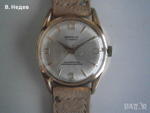 BAROLUX, cal. FHF-ST 96, 17 jewels, позлатен корпус 10 микр. 35мм