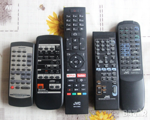 Дистанционно JVC, SHARP уредби и TV, снимка 17 - Дистанционни - 43309312