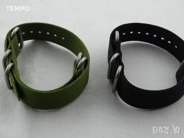КАИШКА ZULU ЗЕЛЕНА-18мм + ПОДАРЪК, снимка 15 - Каишки за часовници - 46946199