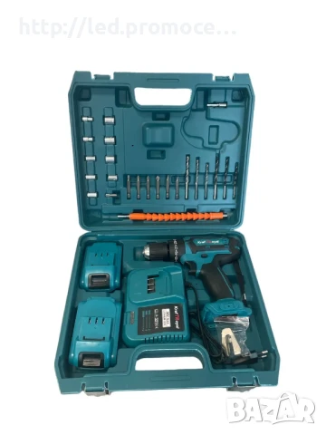 Акумулаторен Ударен Винтоверт Kraft Royal 36V с две батерии 8 Ah. + 25 части в куфар, снимка 2 - Винтоверти - 50477651