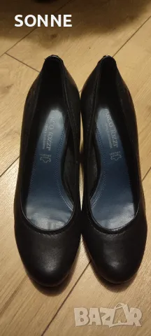 Marco Tozzi - естествена кожа обувки на ток, снимка 3 - Дамски обувки на ток - 47707834