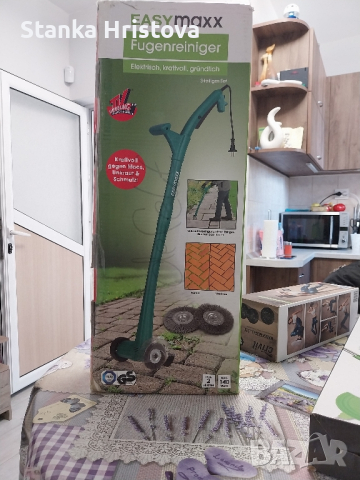 Електрическа машина за почистване на плевели във фугите EasyMaxx, снимка 2 - Други инструменти - 44821834