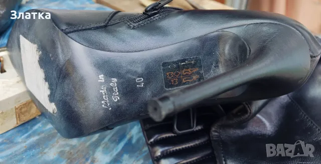 НОВИ! Дамски ботуши Дамски чизми Италиански чизми Чизми естествена кожа, снимка 3 - Дамски ботуши - 49652287