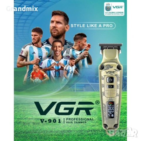 ТРИМЕР ЗА КОСА И БРАДА VGR-901, снимка 5 - Фризьорски принадлежности - 53494551