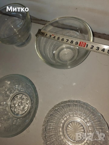 Малки стъклени комплекти за сладко, снимка 17 - Други - 52860638
