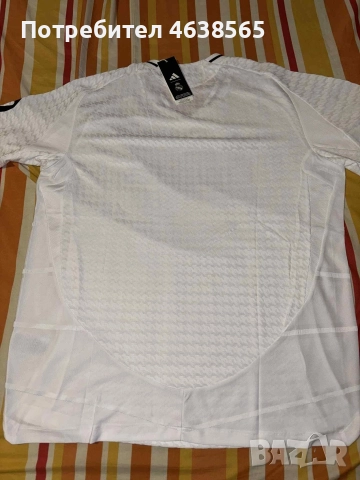 Нова футболна фланелка adidas REAL H JSY AU 2024/2025, снимка 6 - Футбол - 52878916