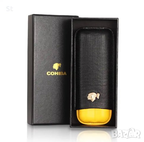COHIBA кожен калъф за 2 пури, снимка 2 - Други - 42114325