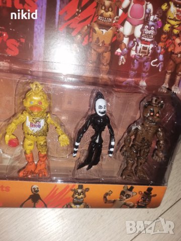 6 бр Five Nights at Freddy's Freddy Фреди нощи пластмасови играчки играчка игра фигурки, снимка 3 - Фигурки - 41431731