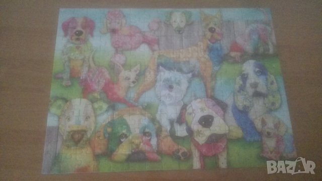 Patchwork dogs пъзел, снимка 2 - Пъзели - 35235280