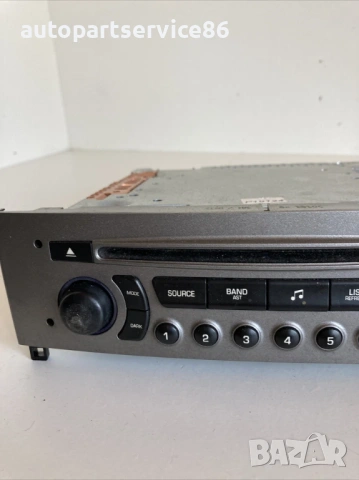 CD плейър / радио за Peugeot 308 2.0 HDi Rhd (2009) 96660458Xh, снимка 3 - Части - 53629843