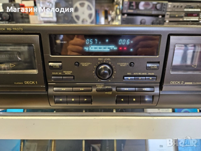Касетен дек Technics RS-TR373  В отлично техническо и визуално състояние., снимка 4 - Декове - 53326231