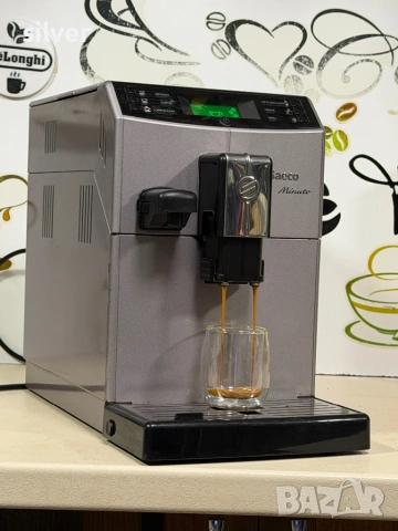 Кафемашина кафе автомат Saeco minuto с гаранция, снимка 4 - Кафемашини - 53579074