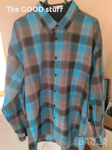 Мъжка карирана риза "Tommy Hilfiger", снимка 4 - Ризи - 47519204