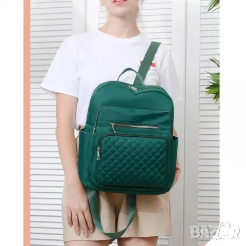 Дамска раница Green 1131, снимка 2 - Раници - 49108674