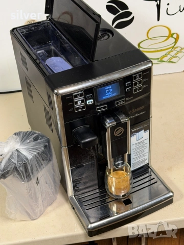 Кафемашина кафе автомат Saeco PicoBarista с гаранция, снимка 3 - Кафемашини - 53573869