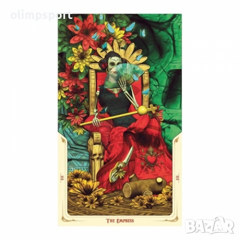 карти таро LOSCARABEO SANTA MUERTE  нови  , снимка 2 - Карти за игра - 39786248