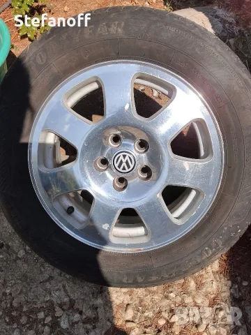 Алуминиеви джанти 15 с гуми , VW/AUDI, снимка 4 - Гуми и джанти - 55799889