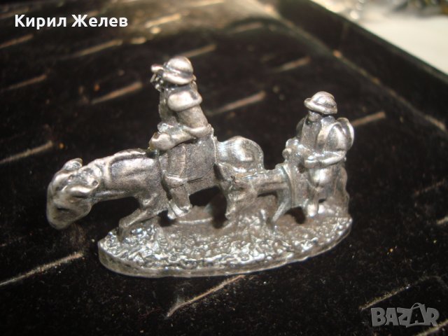 Дон КИХОТ и САНЧО ПАНСА ОЛОВНА МЕТАЛНА СТАТУЕТКА АРТ ФИГУРКА за КОЛЕКЦИЯ 8261, снимка 3 - Колекции - 34560859