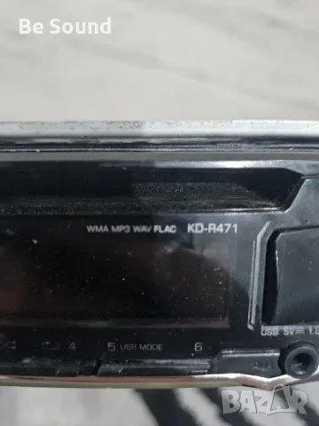 СД радио плеър JVC KD-R471 с USB и Aux , снимка 4 - Радиокасетофони, транзистори - 48770544
