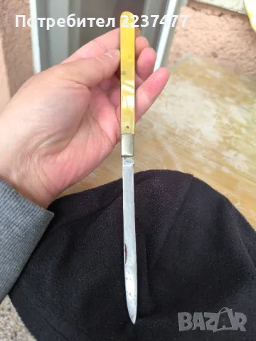 старо дегустаторско ножче goldsiegel solingen , снимка 5 - Ножове - 50413020