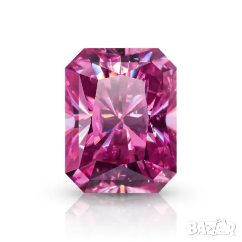 Бледолилав сапфир 6х8мм, снимка 2 - Други - 35456079