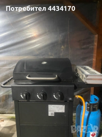 Спешно! Газов грил (барбекю) – Модел 2024 г. – 9 kW + Куфар с аксесоари