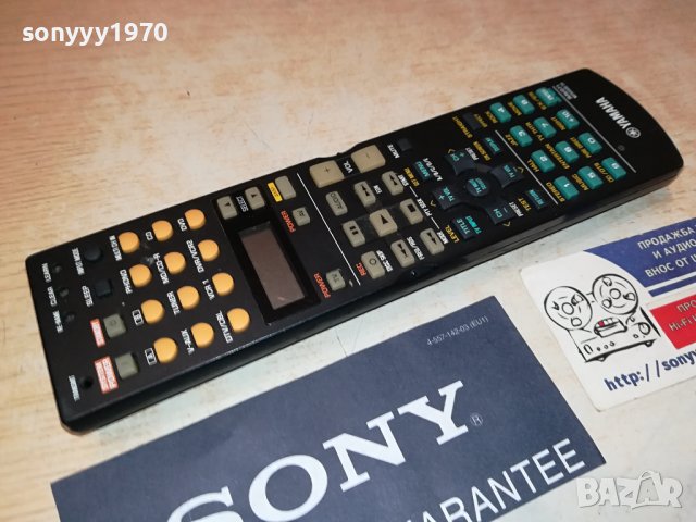 YAMAHA RAV271 WC63300EU REMOTE CONTROL 1907231340, снимка 2 - Други - 41597034