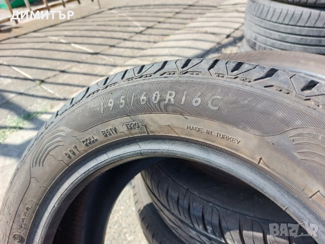 2бр.летни DUNLOP 195/60/16C 99H DOT 1920, снимка 5 - Гуми и джанти - 41808636