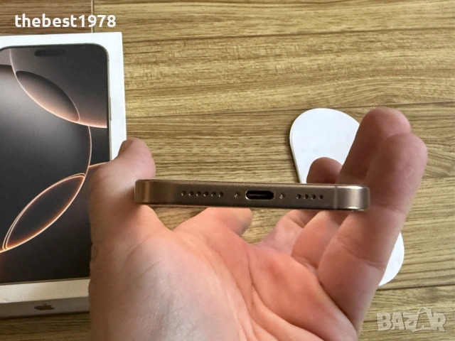 iPhone 16 Pro Max 256GB Desert Titanium/Като Нов/Батерия 96%, снимка 7 - Apple iPhone - 53776818