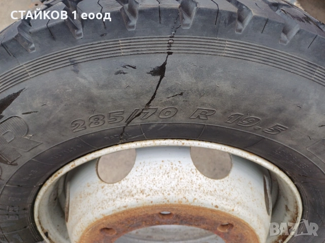 4 броя гуми с джанти 285/70/17.5, снимка 3 - Гуми и джанти - 53504840