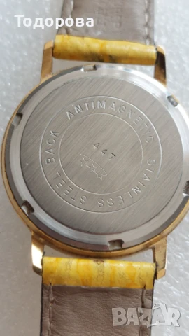 Мъжки швейцарски механичен автоматичен часовник 1970-80г.Отлично състояние, снимка 6 - Мъжки - 50971528