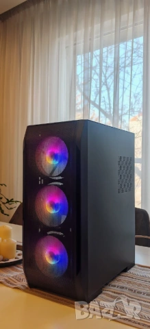 ПродавамГеймърско РС Ryzen 5 5600/24GB/512GB SSD+1TB HDD/RTX 2070 Super/Гаранция, снимка 4 - Геймърски - 53783318