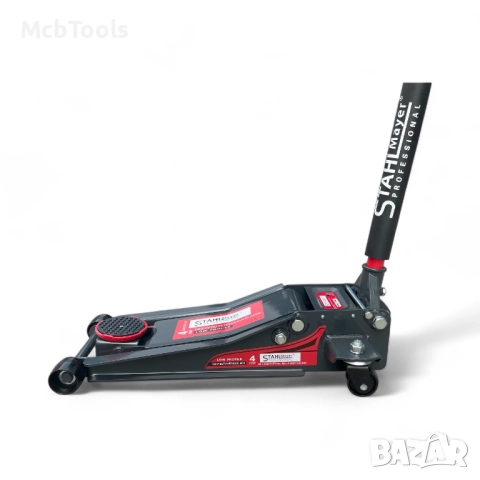 Нископрофилен крик крокодил 4 тона с 2 помпи STAHLMAYER-XL 83-505мм, снимка 4 - Други инструменти - 46004968