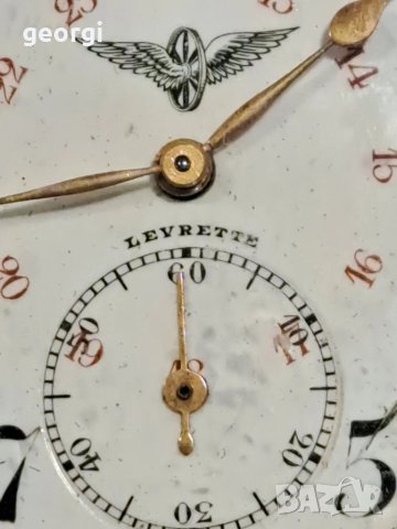 швейцарски сребърен джобен часовник Levrette , снимка 15 - Антикварни и старинни предмети - 47667487