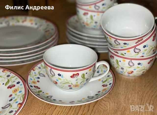 Порцеланов луксозен сервиз,Ritzenhoff & Breker Doppio Shanti 18 части, снимка 1