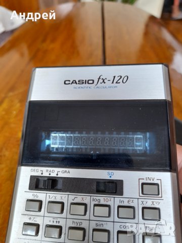 Стар калкулатор Casio FX 120, снимка 3 - Други ценни предмети - 42273236