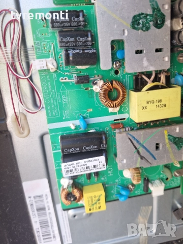 Power Board CVB39003 за 40-инчов телевизор JTC DVBPS14003HCAS, с дисплей  LSC400FN04-W, снимка 2 - Части и Платки - 51674846