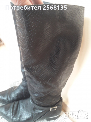 Ботуши Естествена Кожа и Естествена Кроко кожа-елегатни и топли, снимка 5 - Дамски ботуши - 36117667