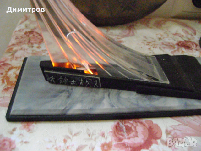 Сувенир от 70г СССР Нощна лампа  Ракета Космос, снимка 3 - Антикварни и старинни предмети - 44765230