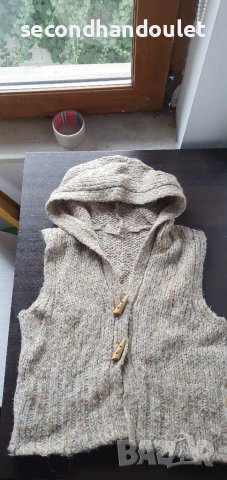 Zara дамска жилетка с качулка, снимка 1