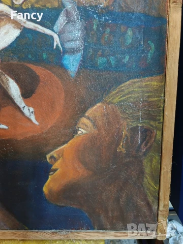 Стара картина 1973 г, снимка 11 - Антикварни и старинни предмети - 51256496