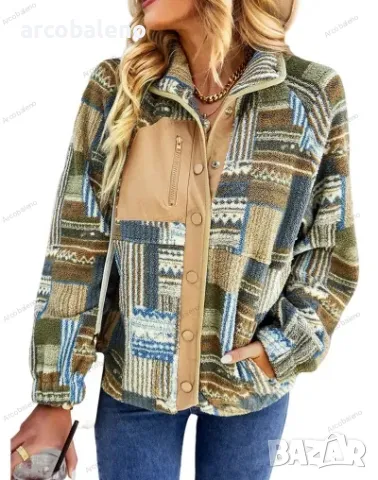 Модно дамско преходно ежедневно яке, 7цвята , снимка 8 - Якета - 48336671