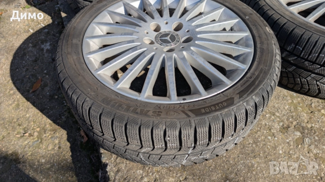 Джанти със зимни гуми за Mercedes C 220 CDI BlueEFFICIENCY - (204.202), снимка 2 - Гуми и джанти - 52257622