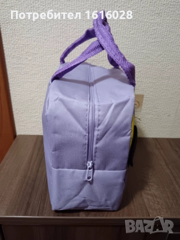 Термо чанта в лилав цвят с Панда., снимка 3 - Други - 51710481
