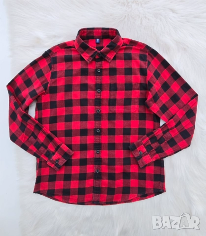 Детска карирана риза 11-12 години , снимка 11 - Детски ризи - 52772453