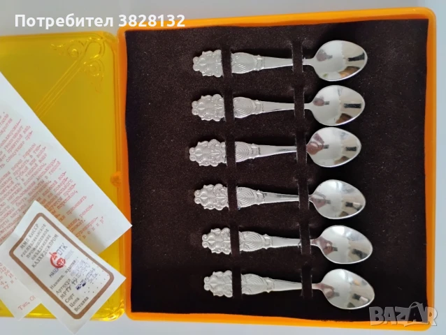 комплект от 6 лъжички, снимка 3 - Други ценни предмети - 51054077