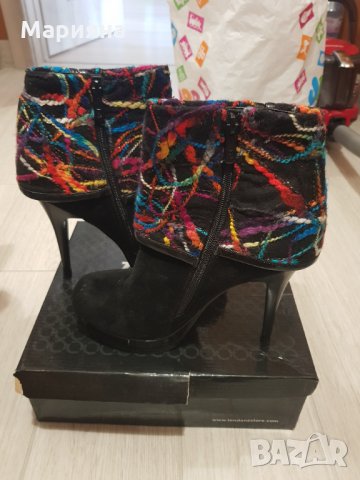 Стилни боти Tendenz , снимка 3 - Дамски обувки на ток - 34387932