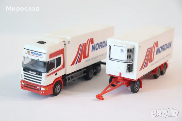 AMW 1:87 H0 SCANIA THERMO KING ХЛАДИЛЕН КАМИОН TIR МОДЕЛ, снимка 3 - Колекции - 50163571